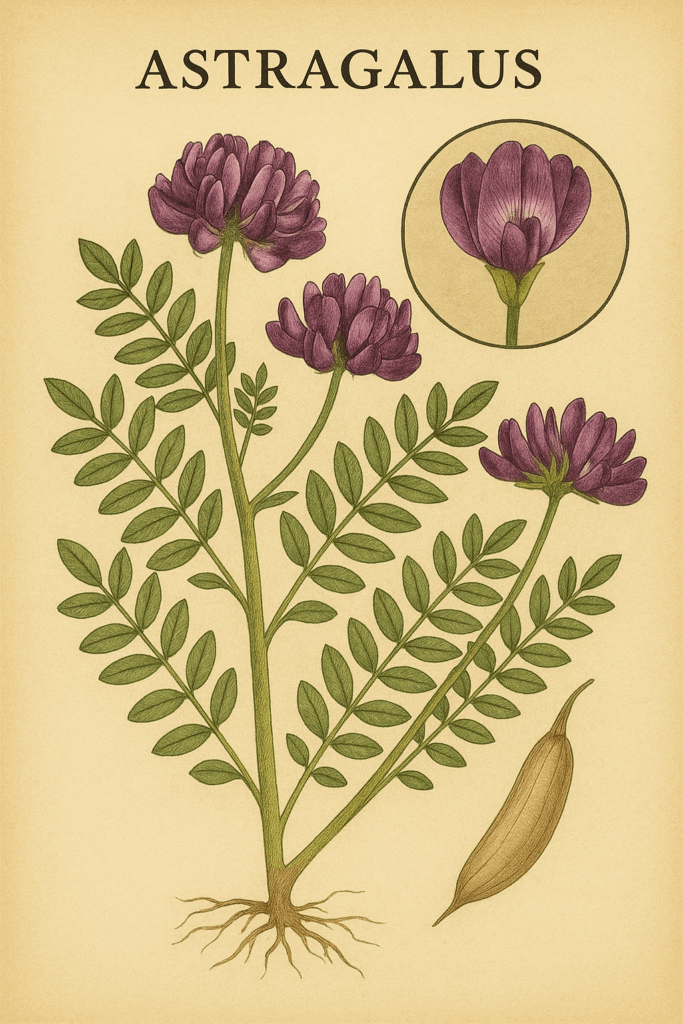 Astragalus illustratie