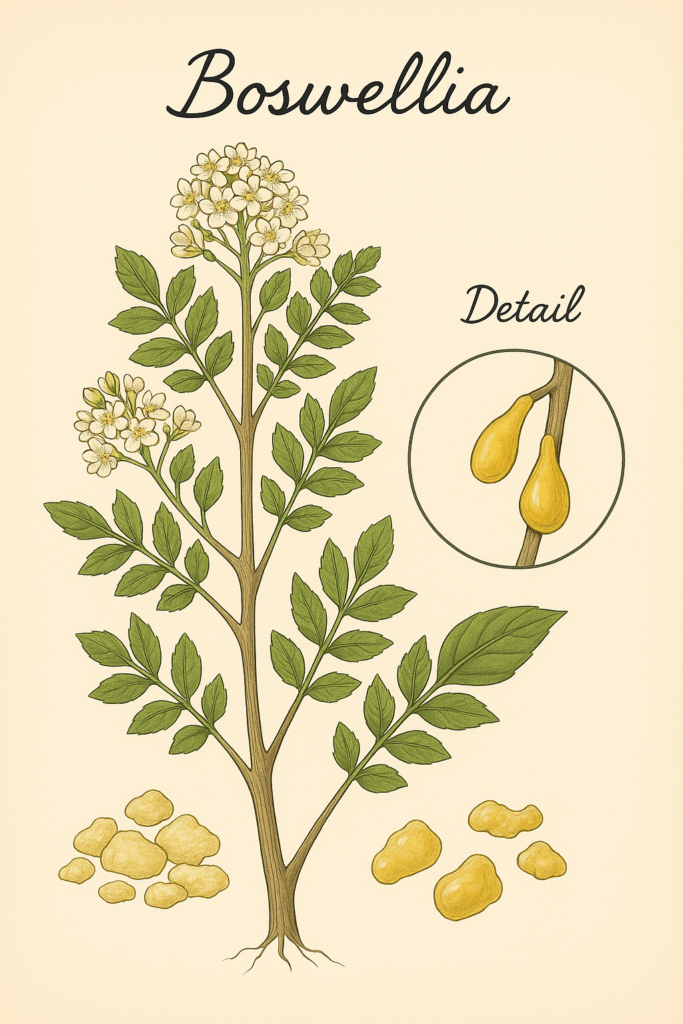 Boswellia illustratie