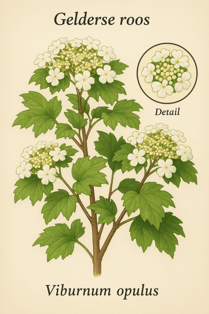 Gelderse roos illustratie