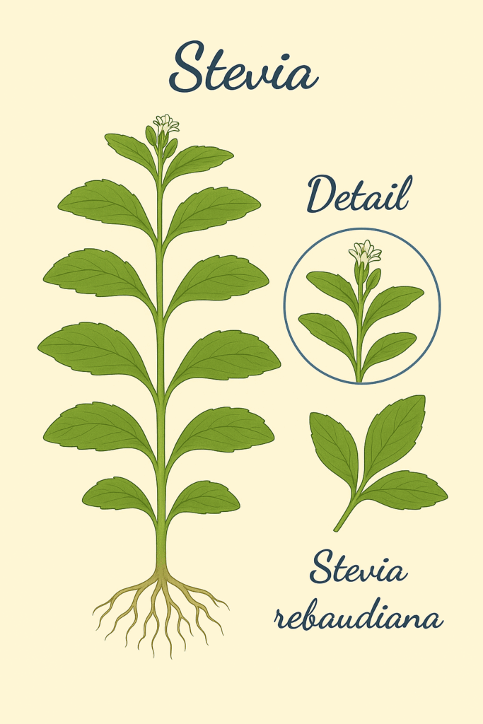 Stevia illustratie
